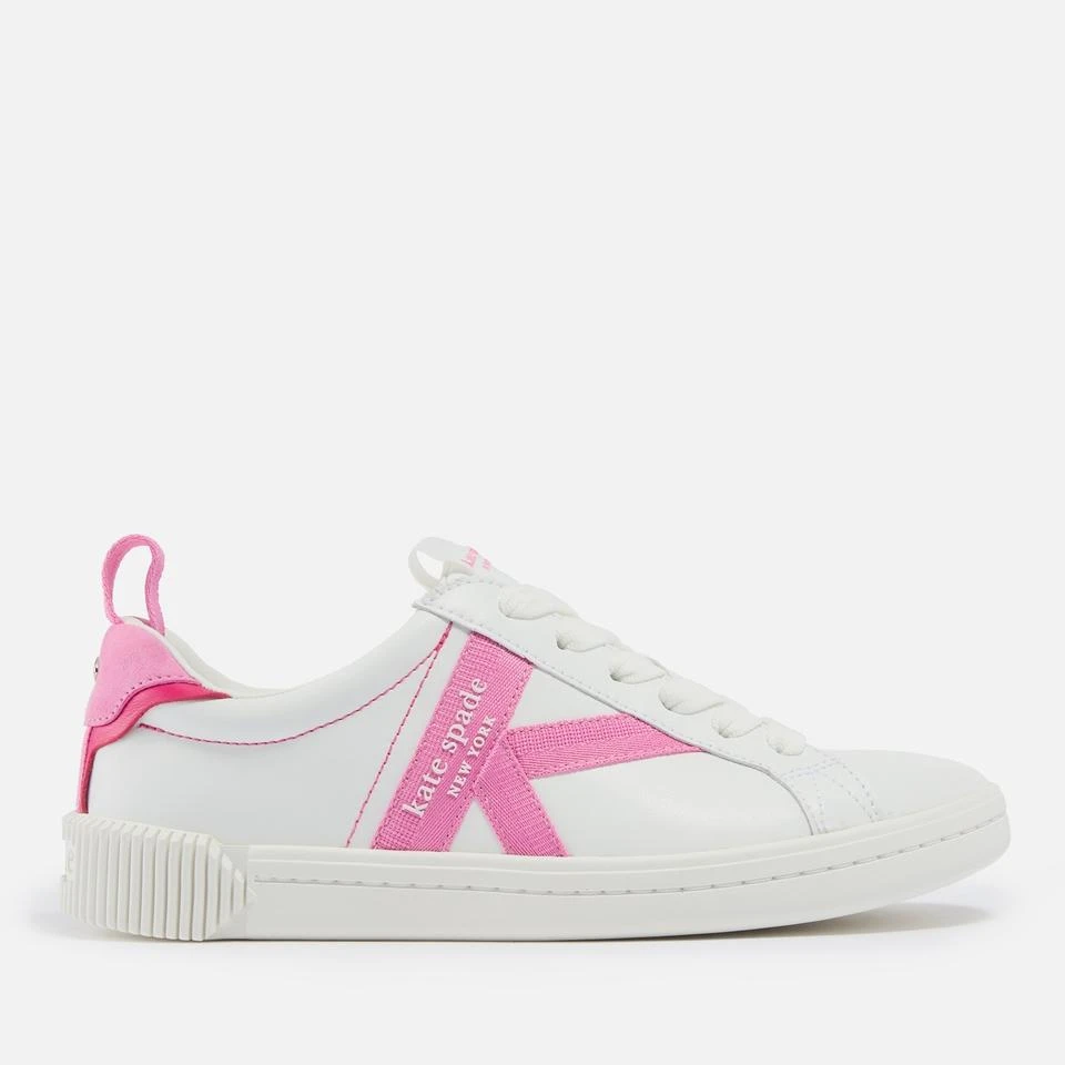 Kate Spade New York KATE SPADE NEW YORK WOMEN'S SIGNATURE LEATHER TRAINERS 1