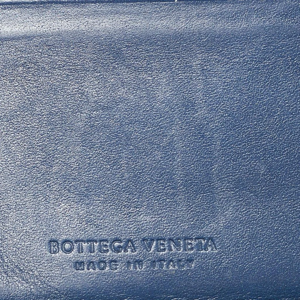 Bottega Veneta Bottega Veneta Blue Intrecciato Leather Bifold Wallet 10
