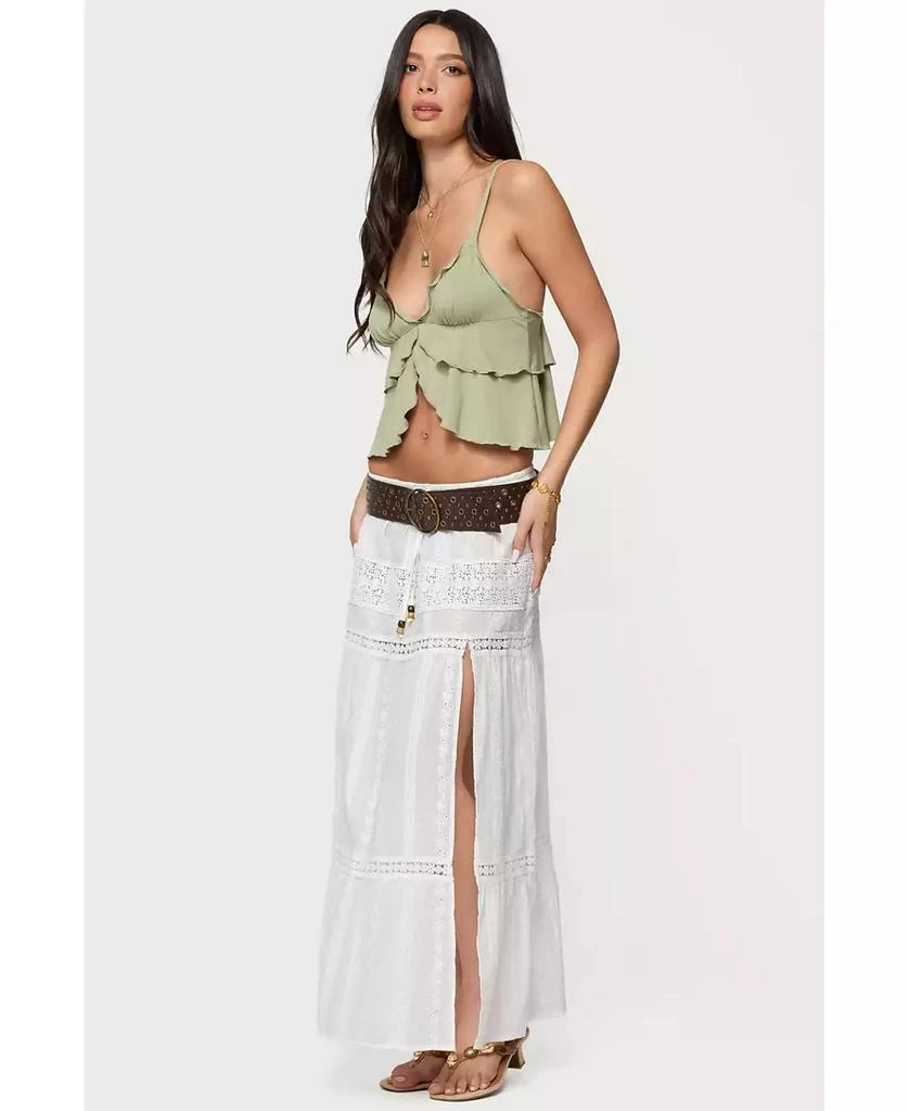 Edikted Women
s Kailan Ruffled Babydoll Top 5