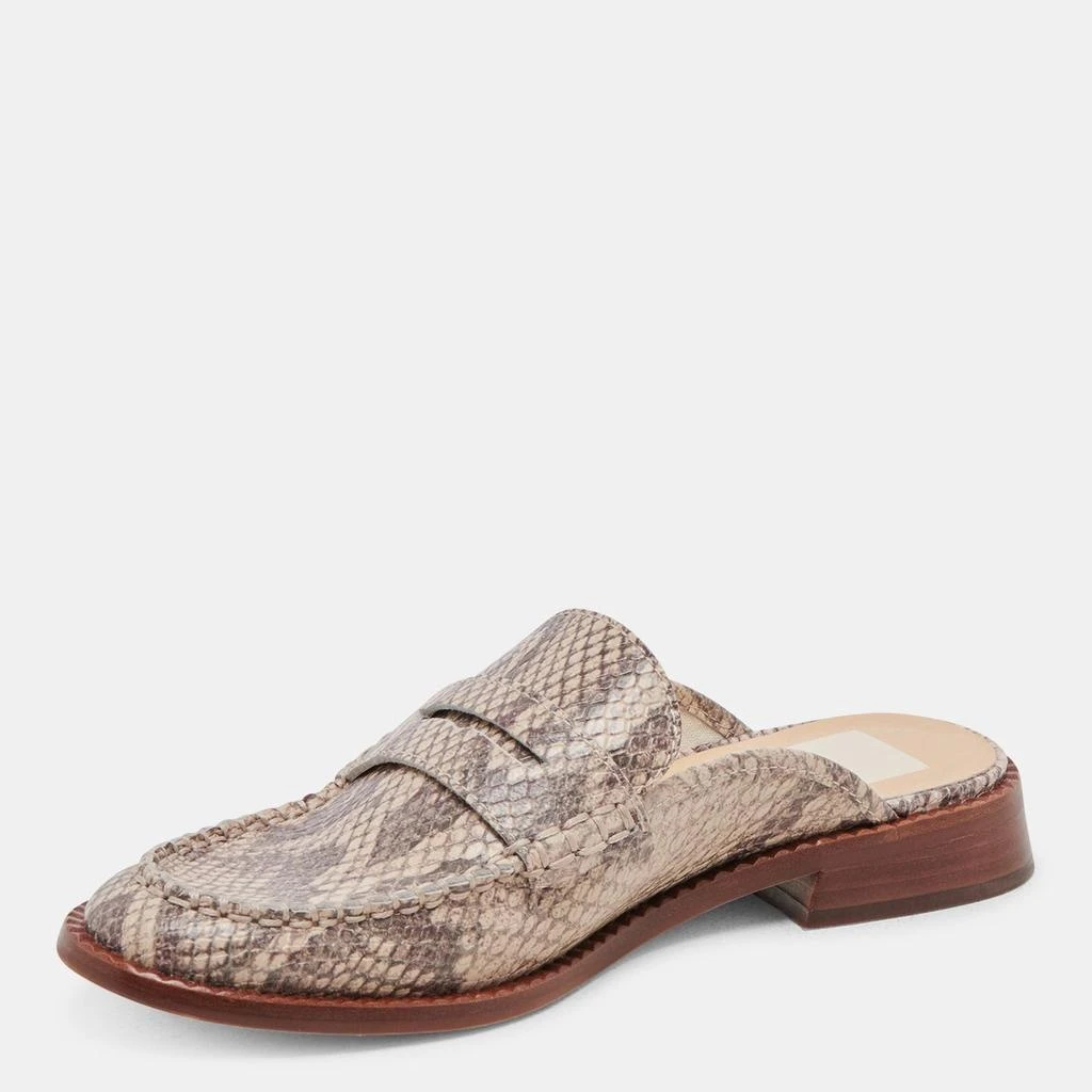 Dolce Vita Havan Loafers Sand Snake Embossed 4