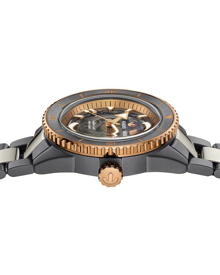 RADO Captain Cook High-Tech Ceramic Skeleton Watch, 43mm