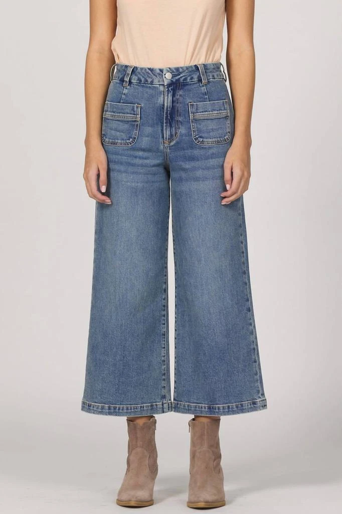 DEAR JOHN DENIM Dear John Denim - Audrey Cropped Wide Leg With Pocket Detail