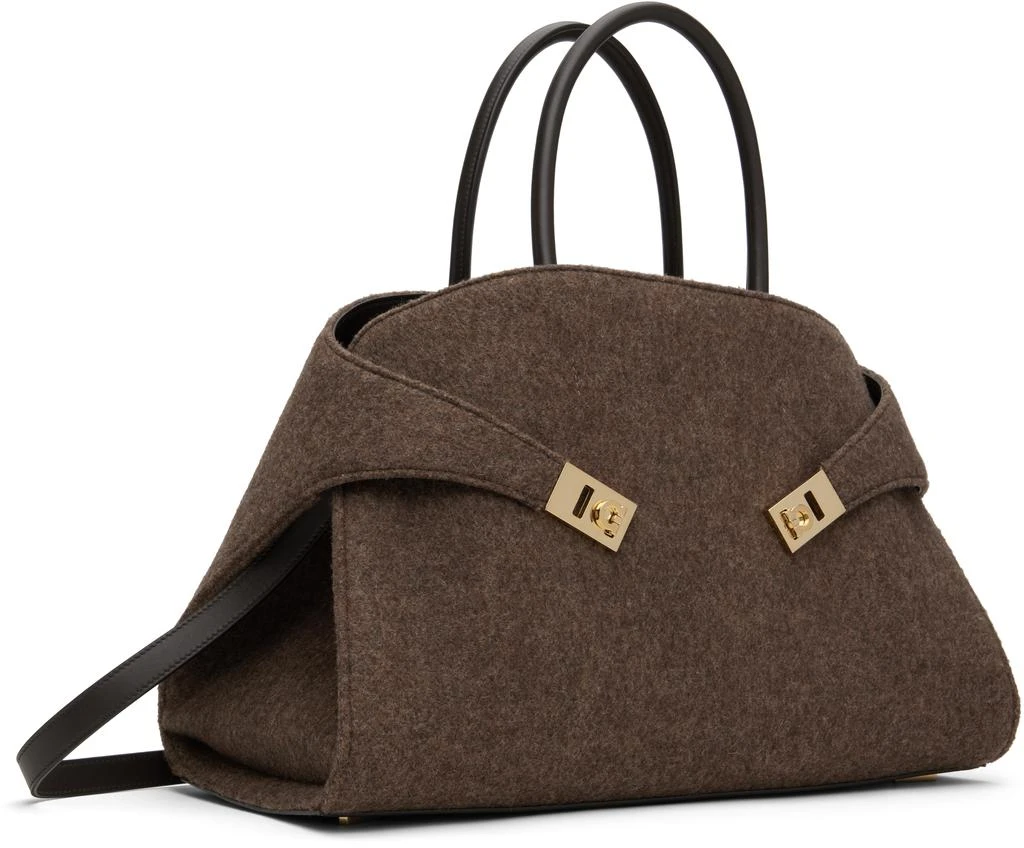 Salvatore Ferragamo Brown Medium Hug Bag 2