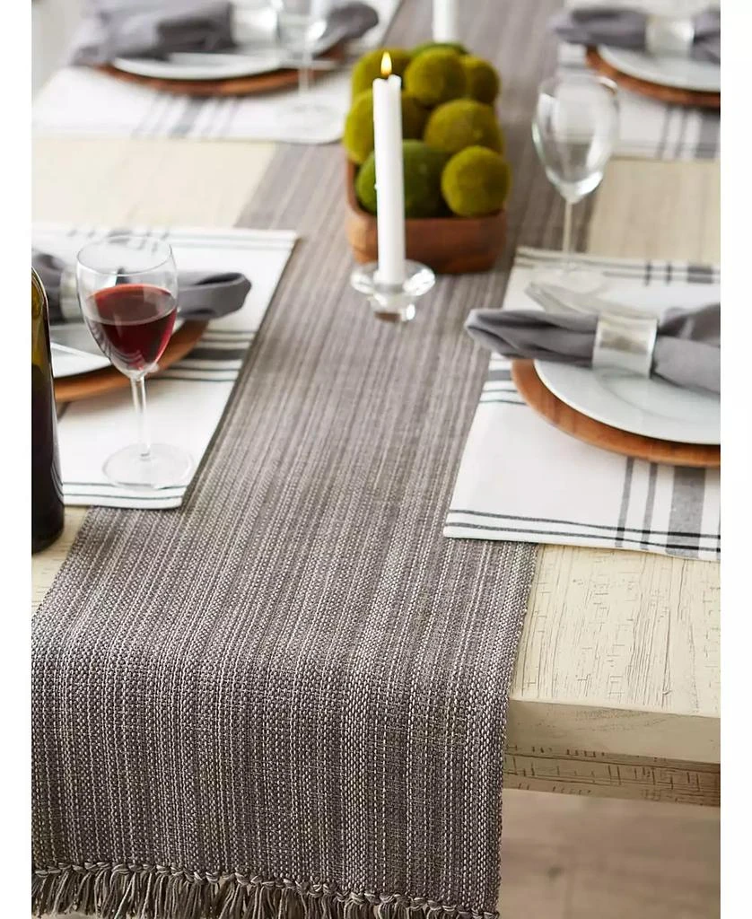 Design Imports Variegated Fringe Table Runner 4