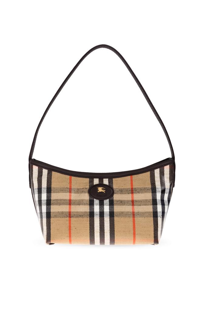 ショルダーバッグ・ポシェット Burberry Higlands Shoulder Bag With Traditional Check Motif Burberry Higlands Shoulder Bag With Traditional Check Motif