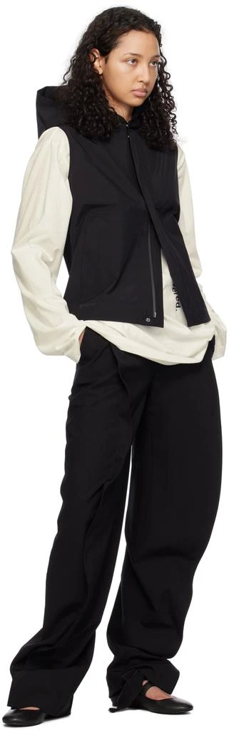 Y-3 Black Atelier Funnel Neck Vest 4