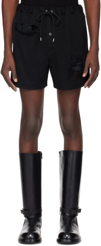 TAKAHIROMIYASHITA TheSoloist. Black Trunks Shorts 1