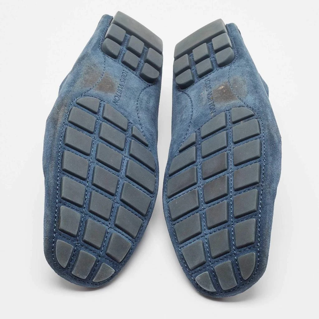 Louis Vuitton Louis Vuitton Blue Suede Monte Carlo Loafers Size 46 6