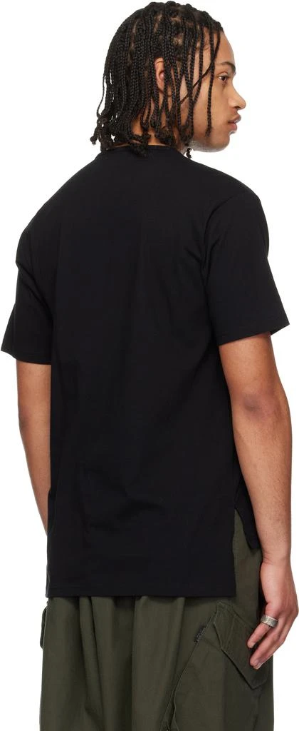 YOHJI YAMAMOTO Black Asymmetrical Henley 3
