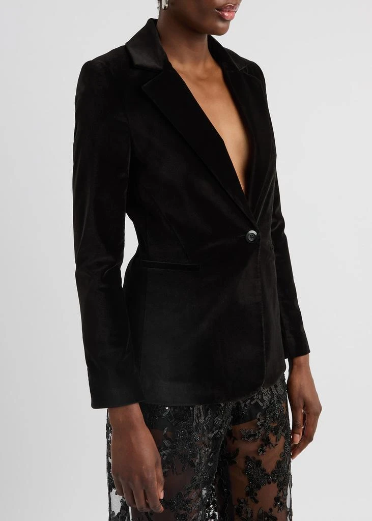 Alice + Olivia Macey velvet blazer 2