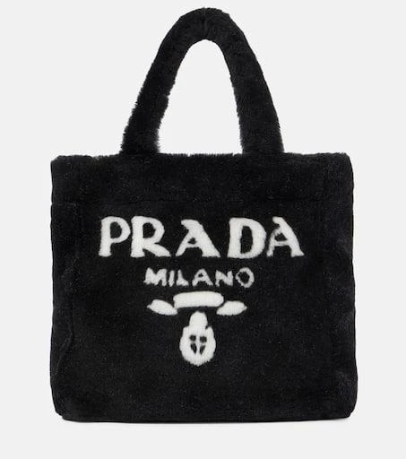 Prada Medium shearling tote 1