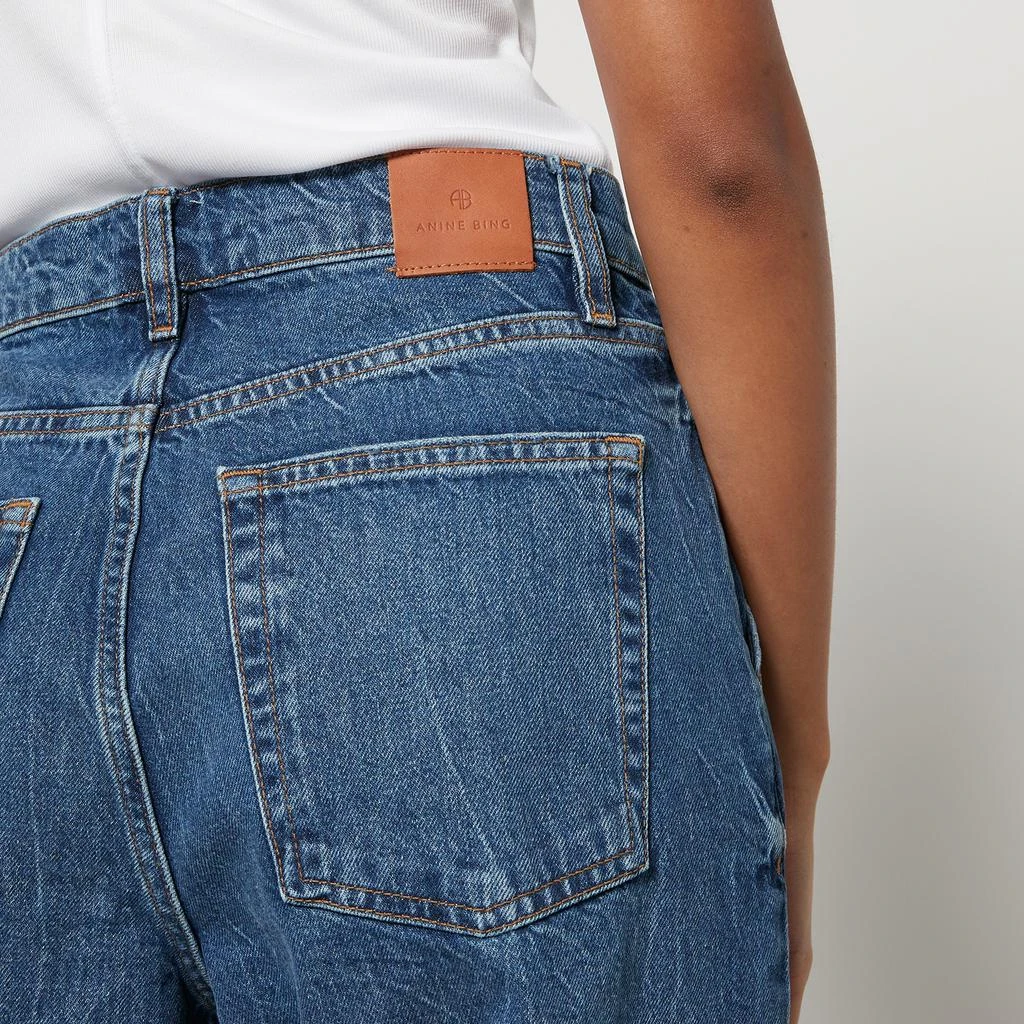 ANINE BING Briley Denim Wide-Leg Jeans 4