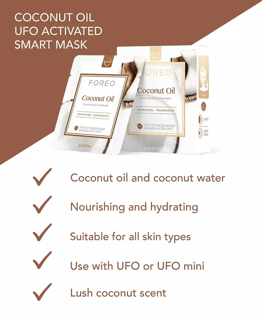 Foreo Farm To Face Sheet Mask - Coconut Oil, 3-Pk.