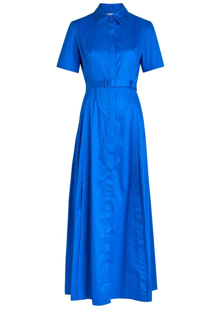 Evi Grintela Nicole belted cotton-poplin maxi dress 1