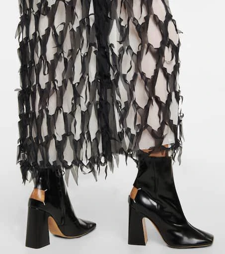 MAISON MARGIELA Patent leather ankle boots 4