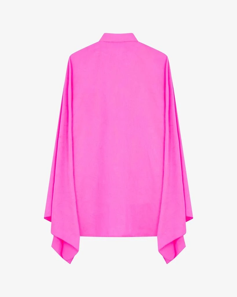 Serena Bute Kimono Sleeve Shirt - Shocking Pink 2