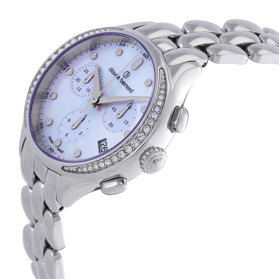 Claude Bernard Dress Code Chronograph Ladies Watch 10232 3PM NAIN