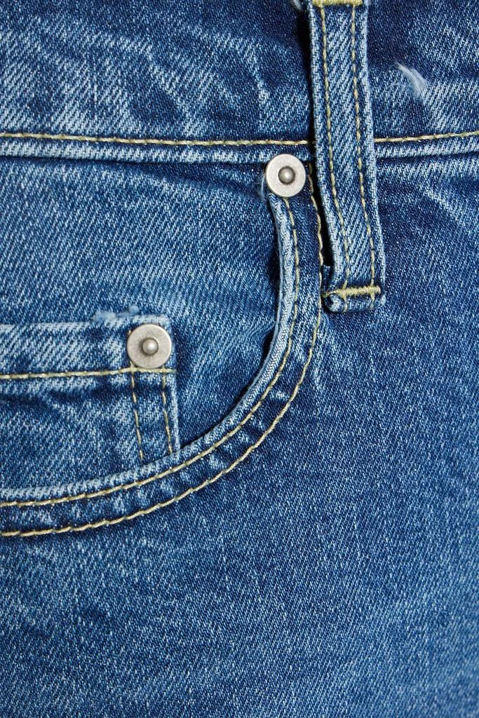 Nobody Denim Kennedy distressed high-rise skinny jeans 4
