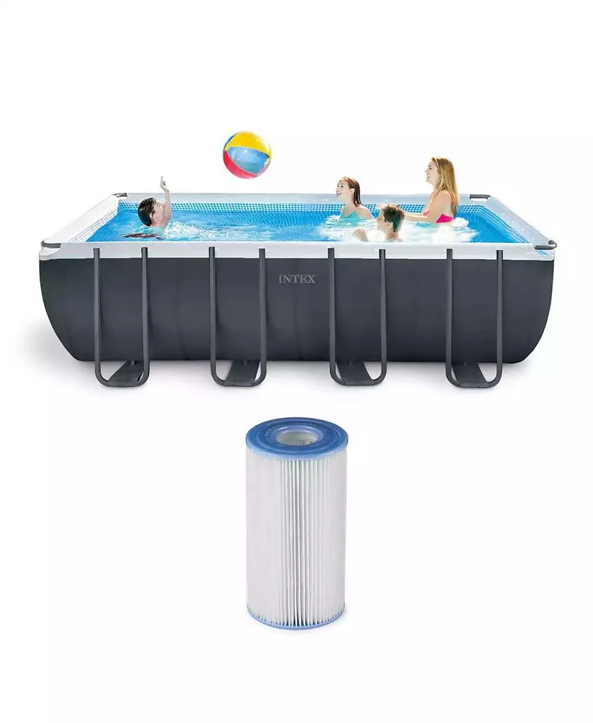 Intex Ultra XTR 18
x 9
x 52" Rectangular Metal Frame Above Ground Pool Set