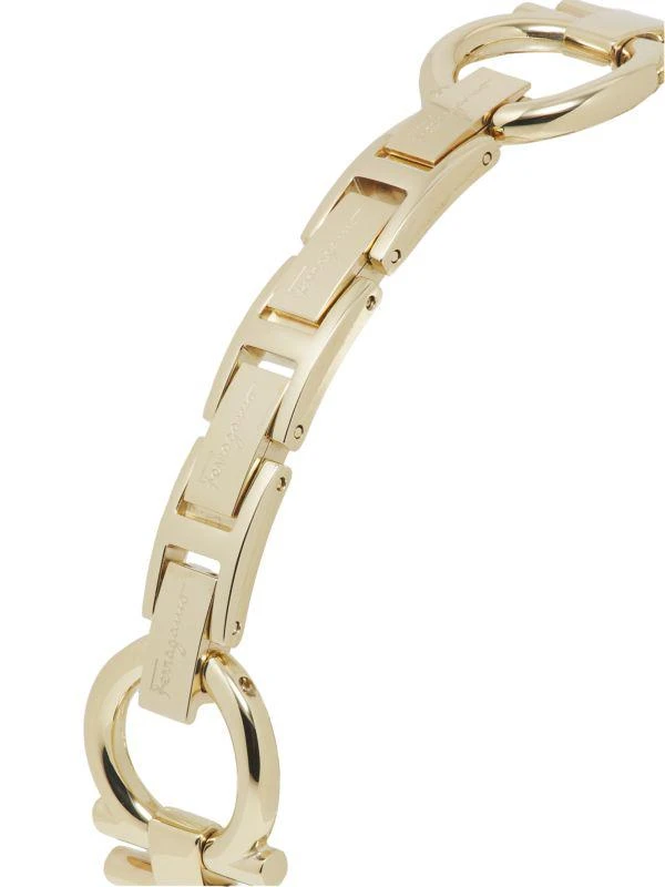 Salvatore Ferragamo Double Gancini IP Goldtone Stainless Steel Bracelet Watch/22.5MM 4
