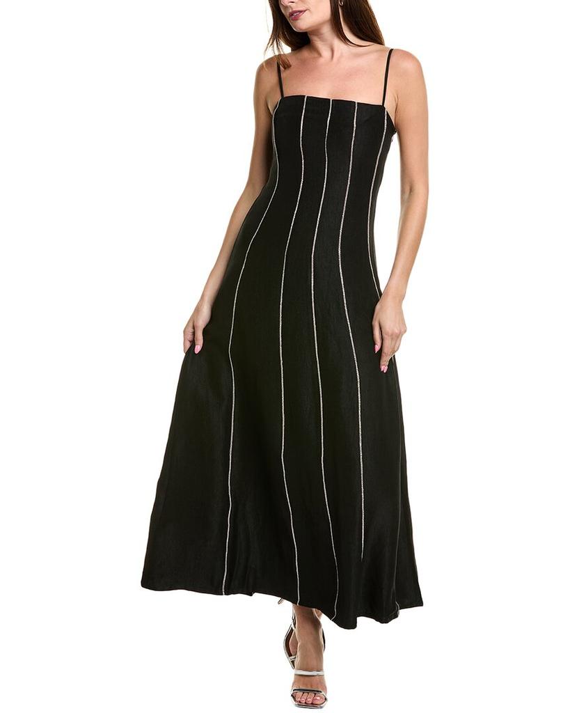 即日発送【新品】andmary Grenda ribbon long dress ANDMARY】Grenda ribbon long dress