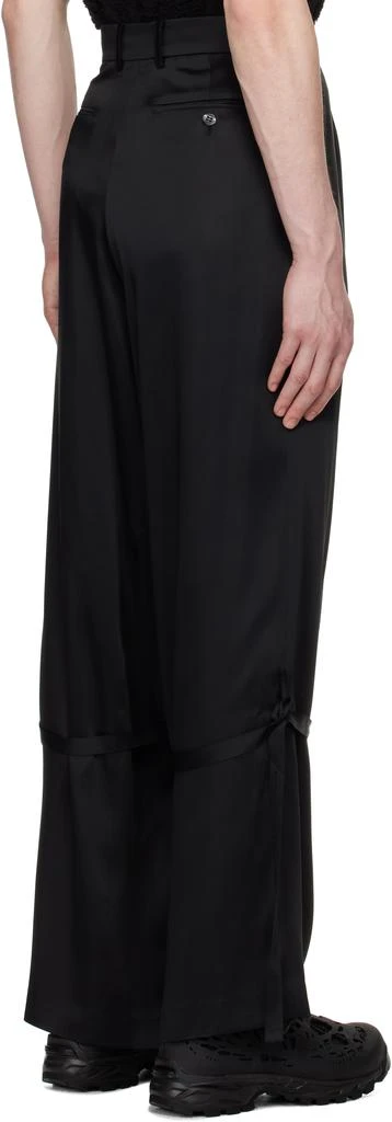 CARNET-ARCHIVE Black Belted Plinth Trousers 3