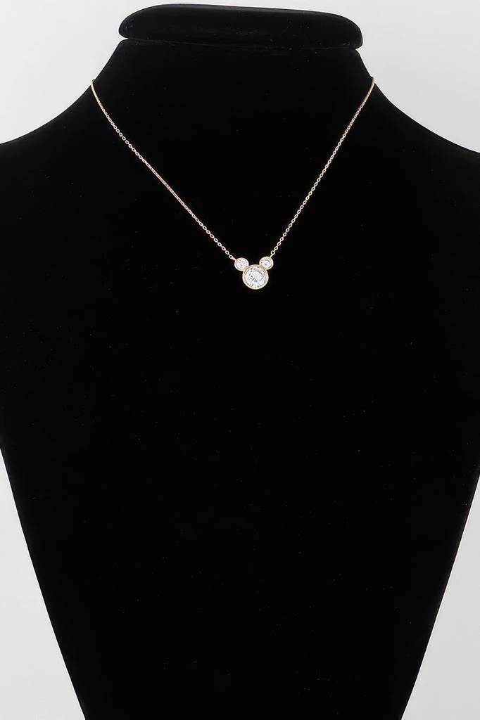 TRUEDAMES Crystal Mickey Chain Necklace