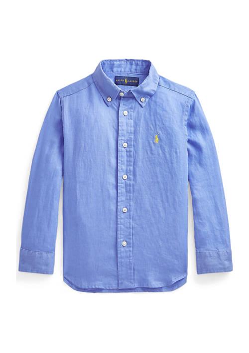 Ralph Lauren Lauren Childrenswear Boys 2 7 Linen Shirt