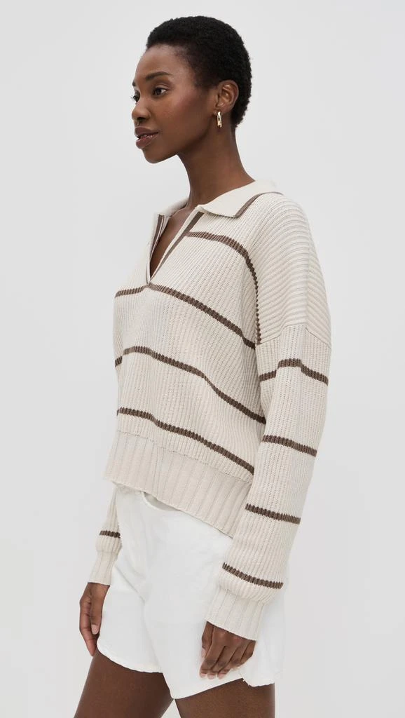 Splendid Splendid x Cella Jane Stripe Polo Sweater 3