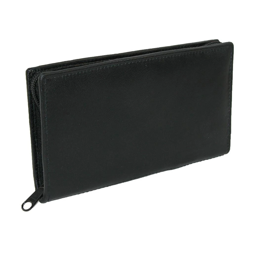 Paul 
Taylor Leather Zippered Checkbook Cover and Wallet