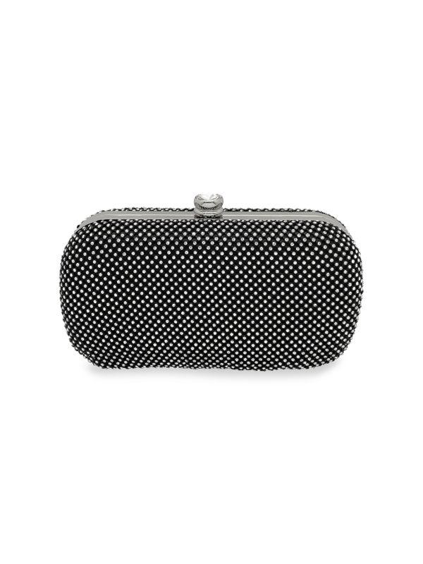 La Regale Crystal Mesh Convertible Clutch