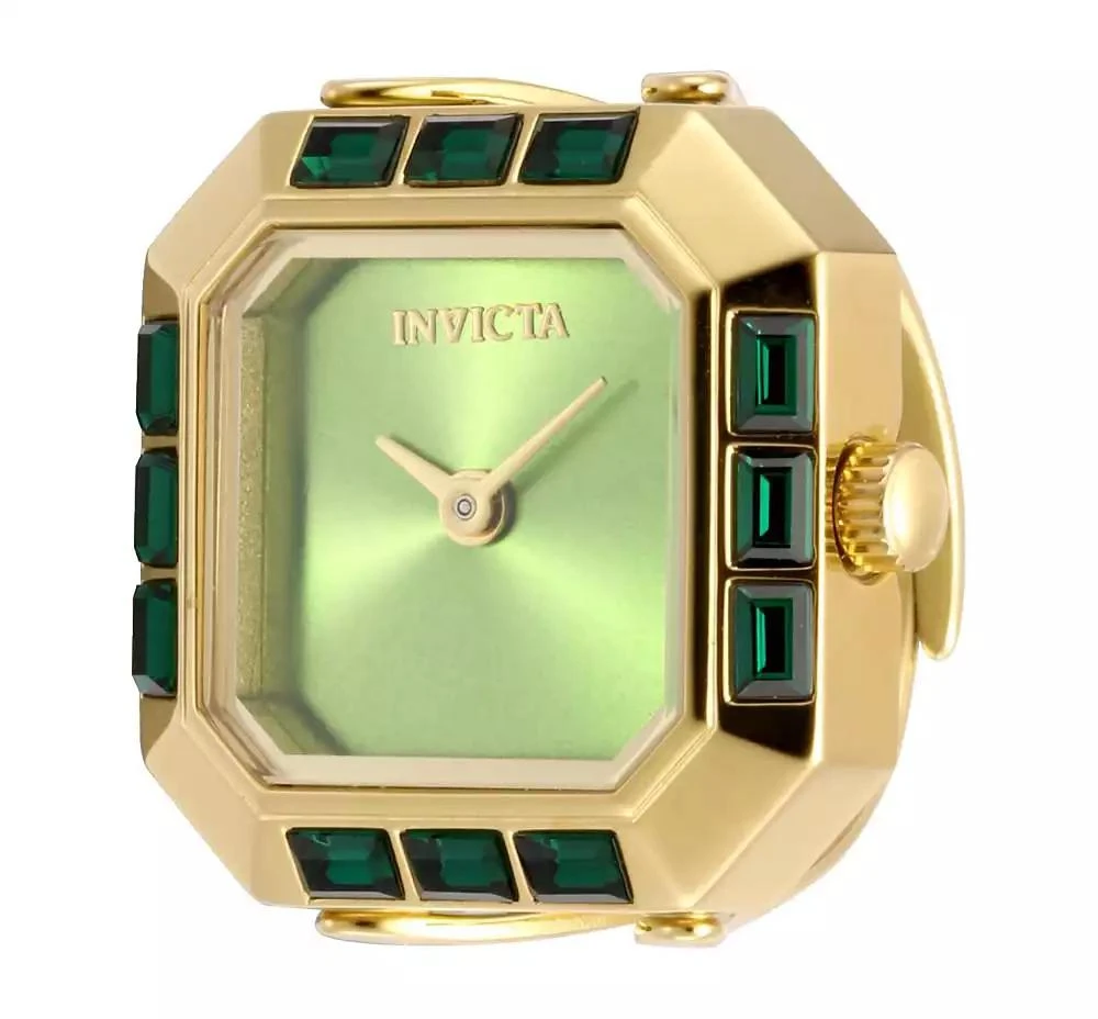 Invicta Women's 49583 Mini Quartz 2 Hand Dial Ring Watch