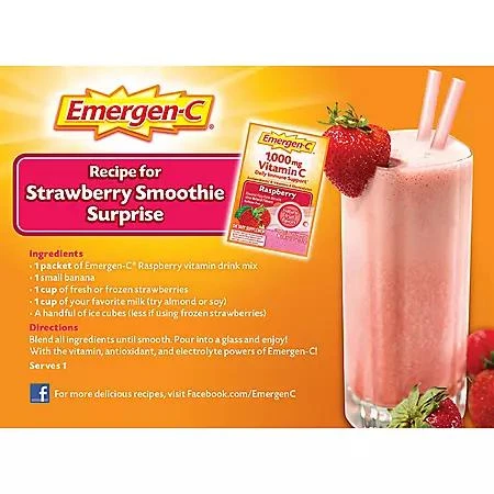 Emergen-C Emergen-C Vitamin C 1000mg Powder with Antioxidants Fizzy Drink Mix, 90 ct. 5