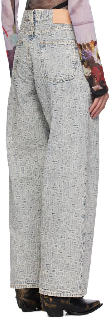 Acne Studios Blue Loose Monogram 1981 Jeans 3