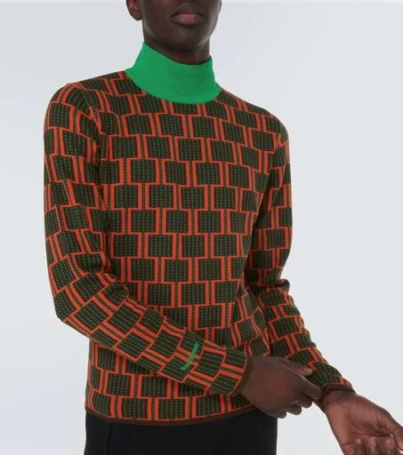 Adidas x Wales Bonner jacquard knit turtleneck 5