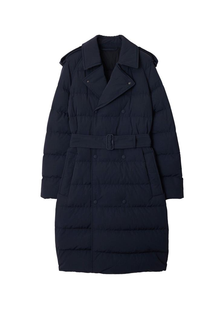 【BURBERRY】Mid-length Nylon Puffer Coat Burberry Mid-length nylon puffer coat - Coats - BeyondStyle