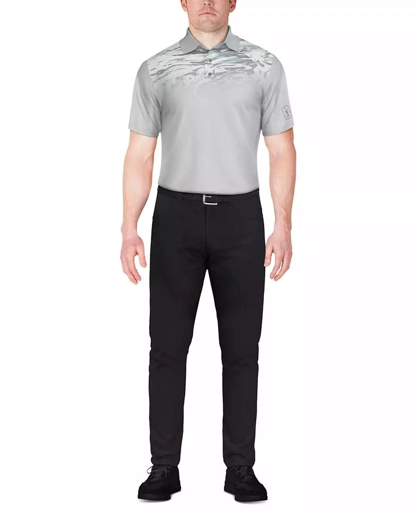 PGA TOUR Men's Marble Ombre Golf Polo Shirt 3