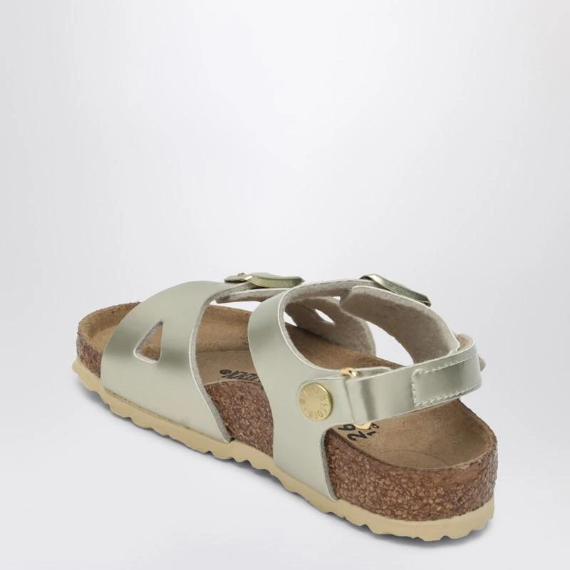 Birkenstock Rio metallic gold sandal 4