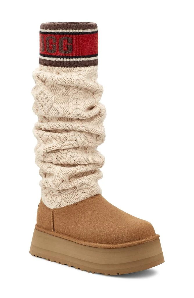 UGG® Sweater Letter Tall Boot 1