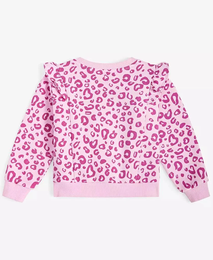 Epic Threads Toddler Girls Lucy Leopard Ruffle Sweatshirt, Created for Macy's 2