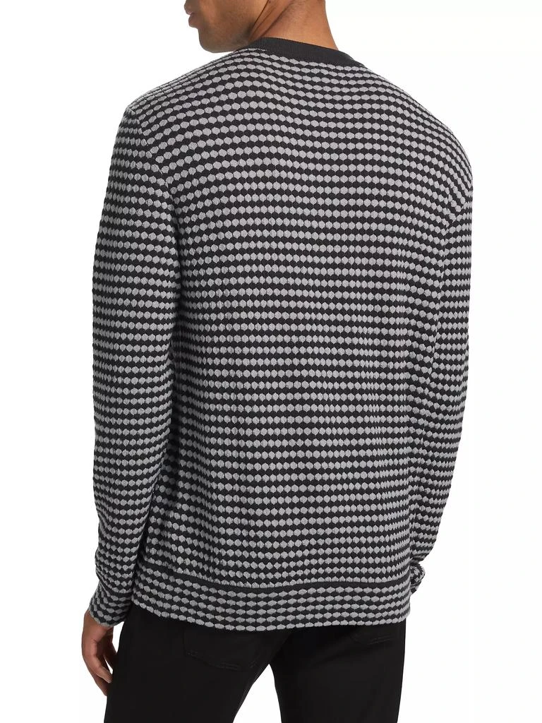 Giorgio Armani Geo Print Crewneck Sweater 5