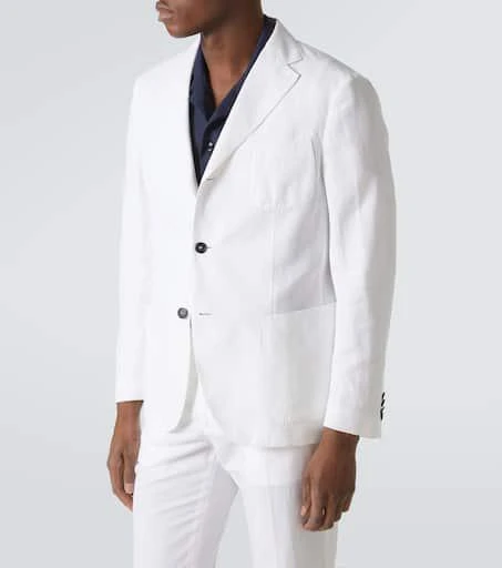 Incotex Ivory Linen and cotton suit 4