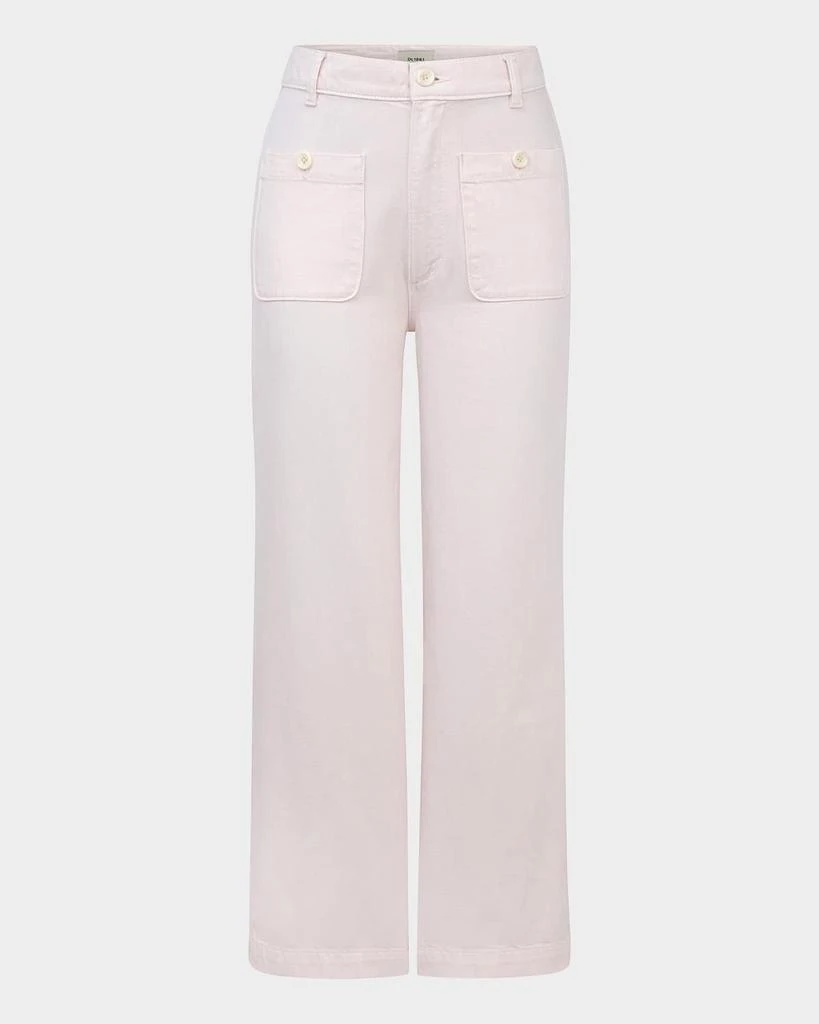 DL1961 Hepburn Wide-Leg High-Rise Ankle Jeans 1