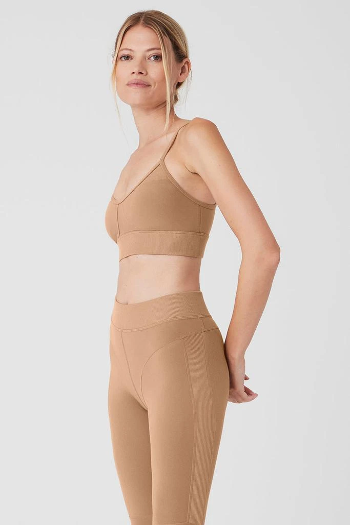 Alo Alosoft Head Start Bra - Toasted Almond 3