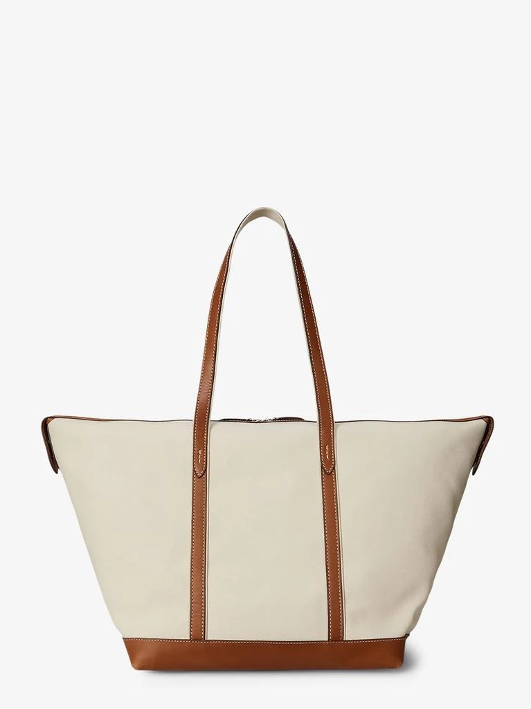 Ralph Lauren Canvas travel bag with leather profiles 2