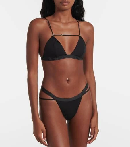 Nensi Dojaka x Calvin Klein triangle bra 2