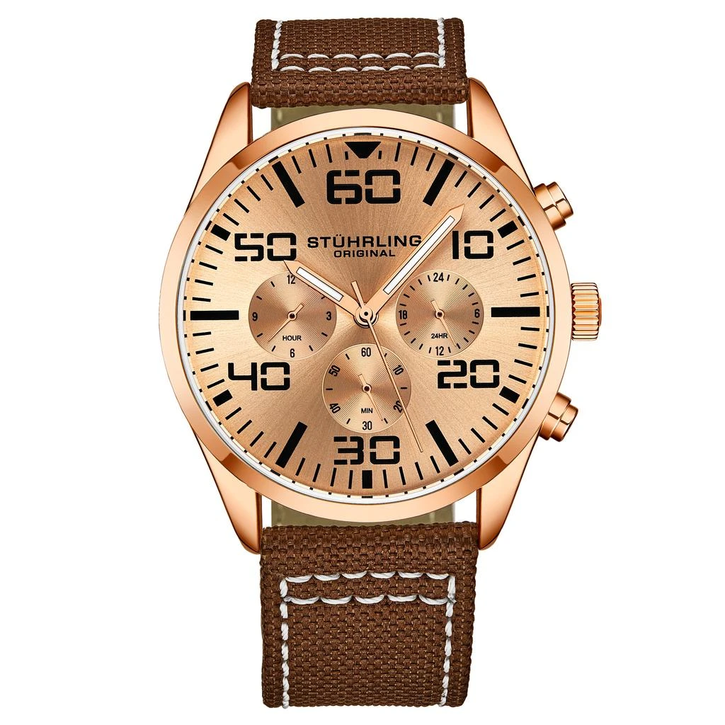 Stuhrling Original 4001 Quartz 42mm Aviator 10