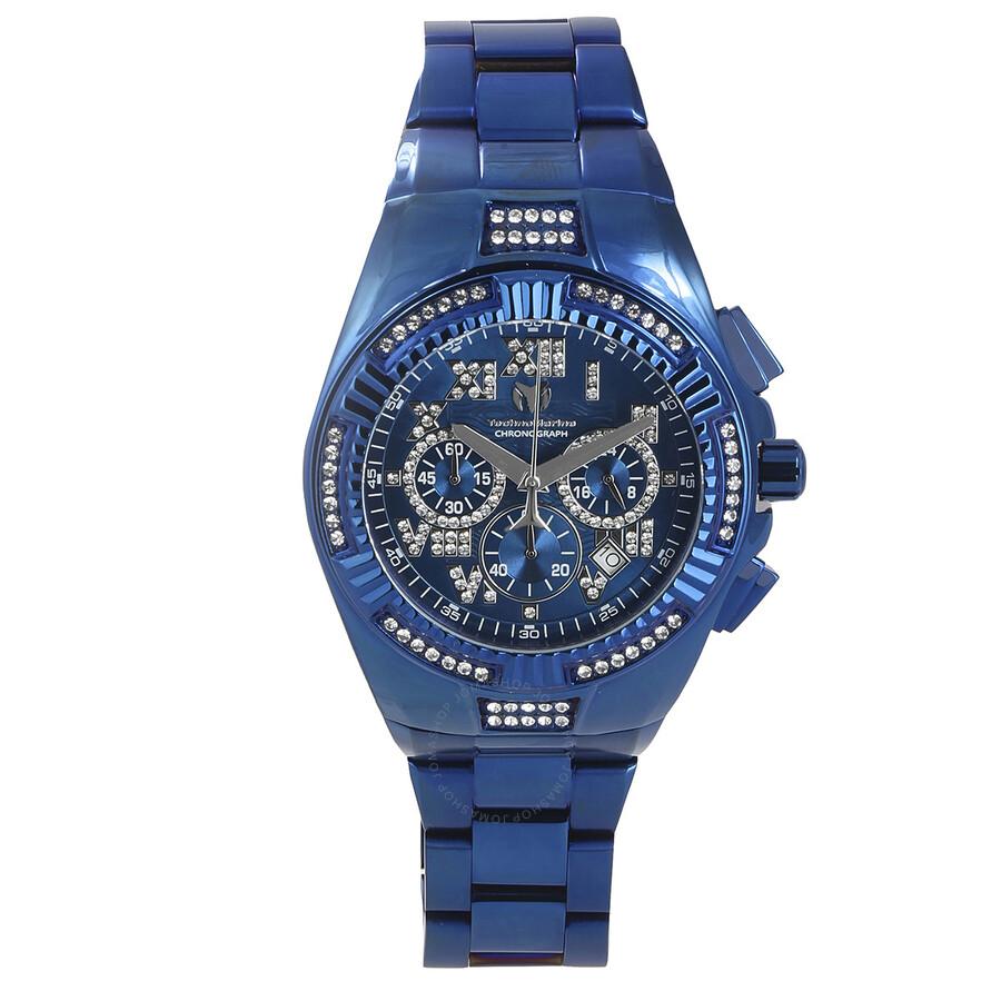 TechnoMarine Cruise Chronograph Quartz Crystal Blue Dial Men's Watch TM-121234