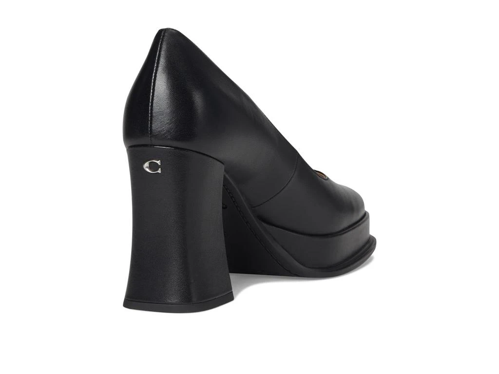 Coach Sculpted C Leather Pumps 5
