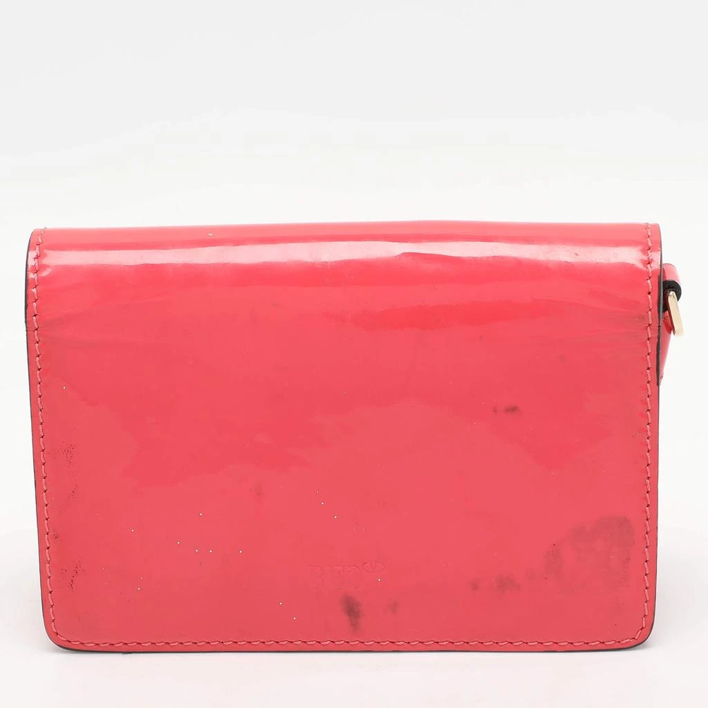 RED Valentino RED Valentino Red Patent Leather Bow Clutch Bag 4